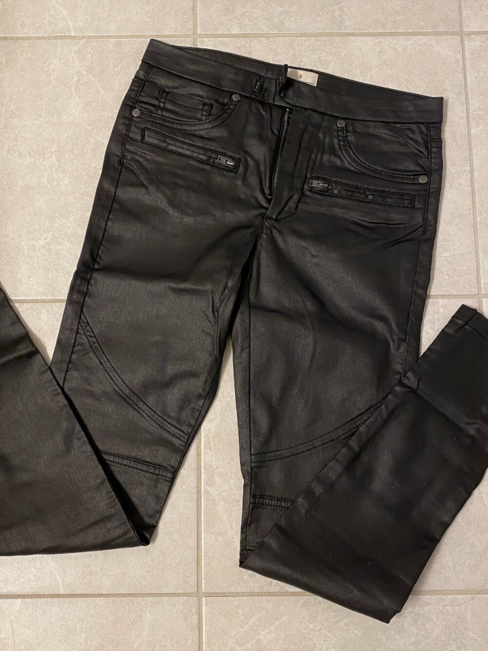 French Connection Coated Skinny Jeans Size 2